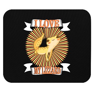 Discover I Love My Lizard Mouse Pads