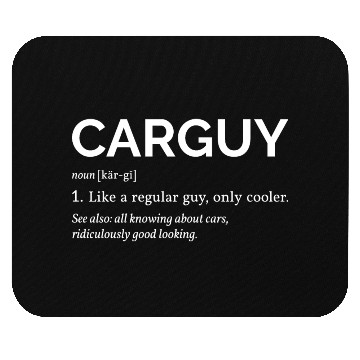 Discover Car Guy Definition I Mouse Pads
