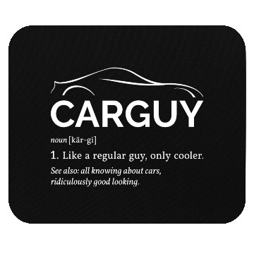 Discover Car Guy Definition I - Cool Car Mouse Pads