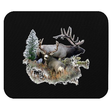 Discover North American big game Mouse Pads