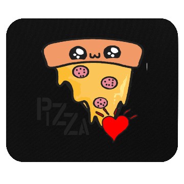 Discover Pizza Love Mouse Pads