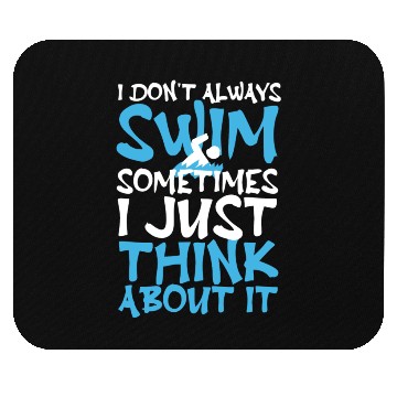 Discover Funny Swimming Swimmer Swim Mouse Pads