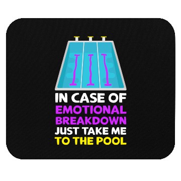 Discover Funny Swimming Swimmer Swim Mouse Pads