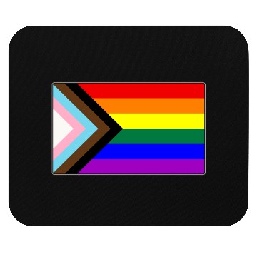 Discover Progress LGBTQ Gay Pride Flag Mouse Pads