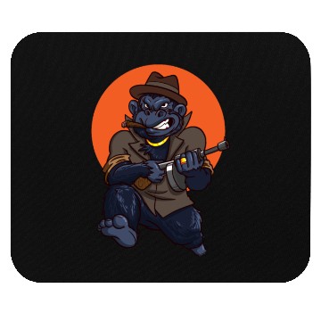 Discover Animal Gorilla Kingpin Mouse Pads