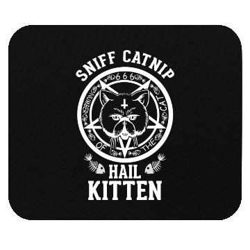 Discover High Cat Sniff Catnip Hail Kitten Mouse Pads