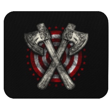 Discover Hatchet Lumberjack Axe Throwing Pocket Mouse Pads