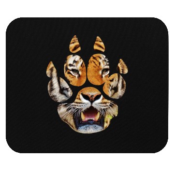 Discover Tiger paw Mouse Pads