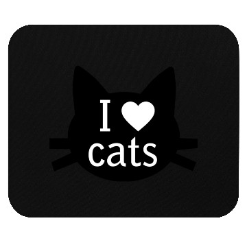 Discover I LOVE CATS Mouse Pads