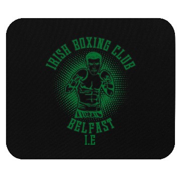 Discover Irish Boxing Club Belfast Boxer Gifts Boxing Lover Mouse Pads