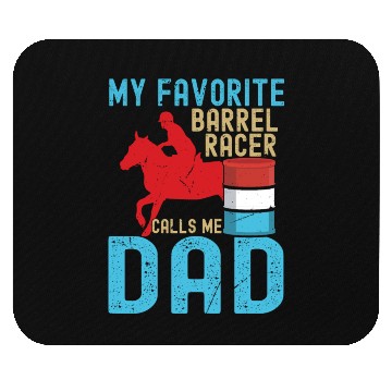 Discover Barrel Racer Dad Mouse Pads