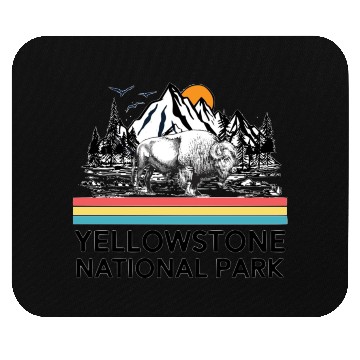 Discover Vintage YStone National Park Mouse Pads