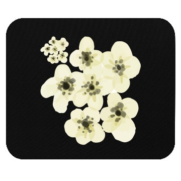 Discover abstract flower Mouse Pads