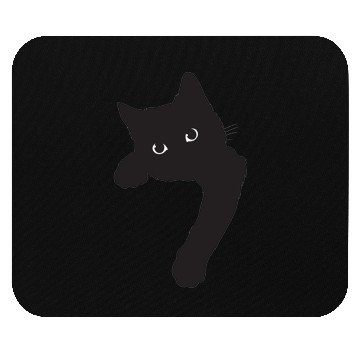 Discover Cute Black Cat Mouse Pads