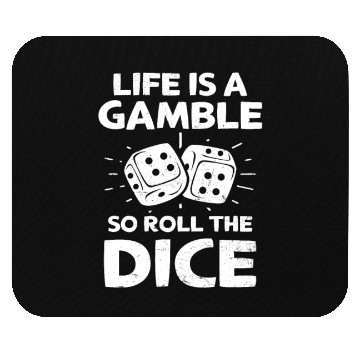 Discover Roulette Life Is A Gamble Roll The Dice Mouse Pads