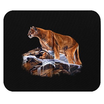 Discover Mountain Lion Cougar Mouse Pads