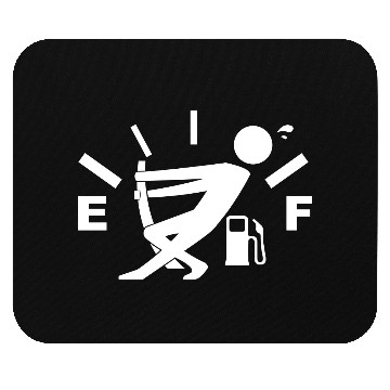 Discover E Squad stick figure empty tank Bright Mouse Pads