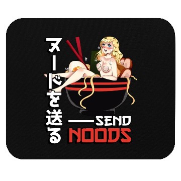 Discover Send Noods Waifu Material - Anime Otaku Gift Mouse Pads
