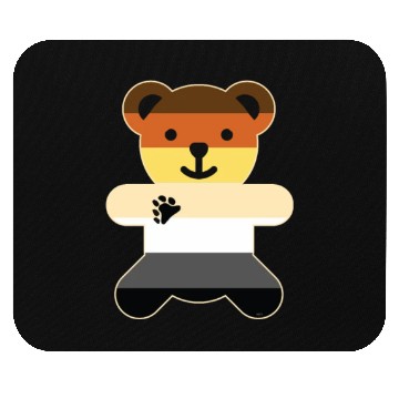 Discover Bear Brotherhood Flag Bear Gay Pride graphic Mouse Pads