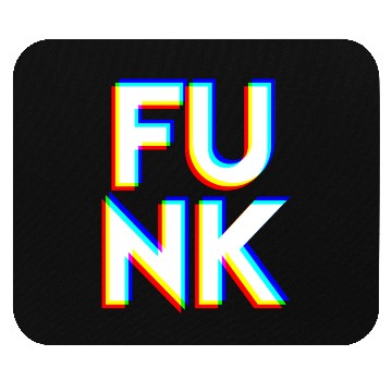 Discover Funk in Big Bold CMYK Letters Be The Meme Mouse Pads