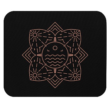 Discover Nature Mandala 2 Mouse Pads