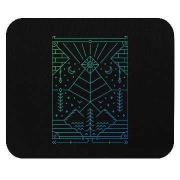 Discover Tropical Geometric Abstract 3 Mouse Pads