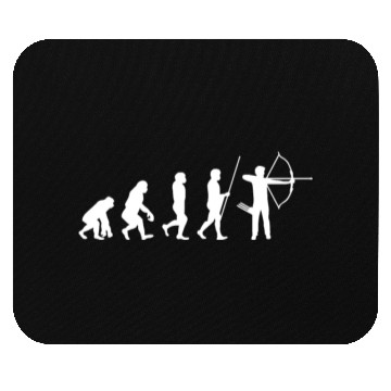 Discover Human Evolution Funny Archery Sayings Mouse Pads