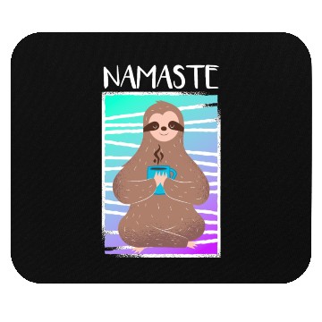 Discover Sloth Lazy Hanging Out Hanging Out Mouse Pads