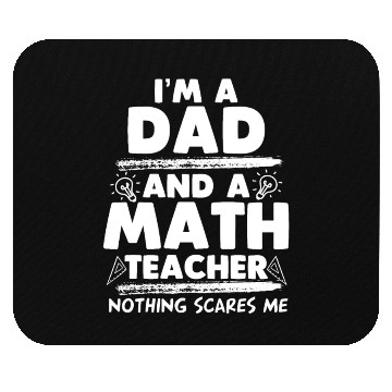 Discover Math Teacher Dad Father's Day Mouse Pads
