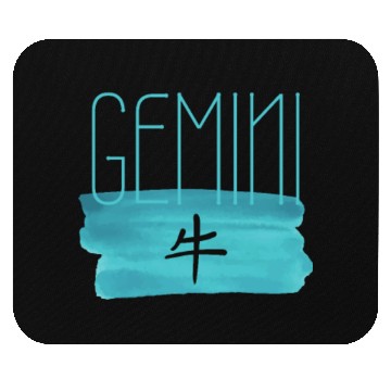 Discover GEMINI OX AESTHETIC ZODIAC Mouse Pads