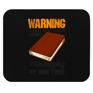 Discover Philosophy Thinker Freethinker Philosopher Mouse Pads