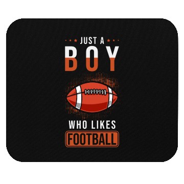 Discover Football Boy Saying Mouse Pads