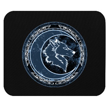 Discover Wolf Moon Mouse Pads
