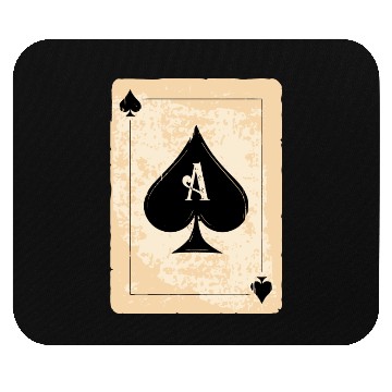 Discover Ace of spades Mouse Pads