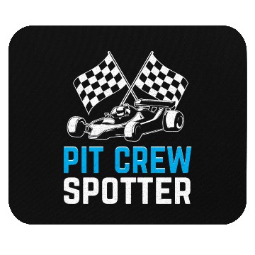 Discover Pit Crew Spotter Race Car Racing Mouse Pads