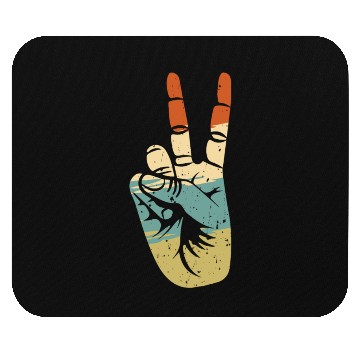Discover Peace Hand Design Mouse Pads