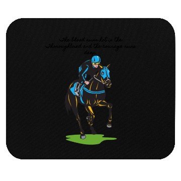 Discover horse racing Mouse Pads