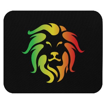 Discover Lion Rasta colored Lion Art Mouse Pads