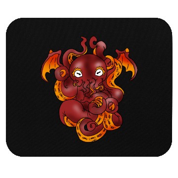 Discover Cthulhu Giant Monster Myth Satanic Demon Gift Mouse Pads