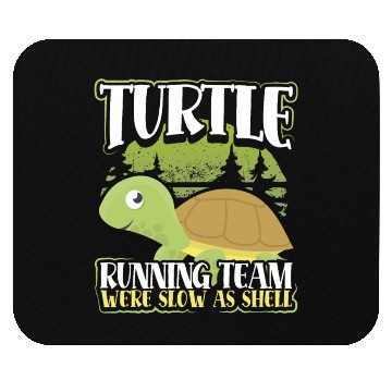 Discover Turtle Running Team Mouse Pads