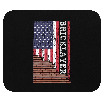 Discover Brick Mason Bricklayer Masonry Dad Us Flag Constru Mouse Pads