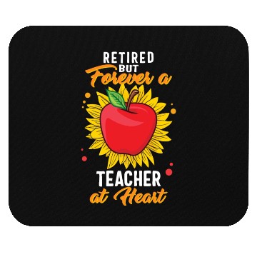 Discover Retired Teacher Mouse Pads, Retired But Forever A