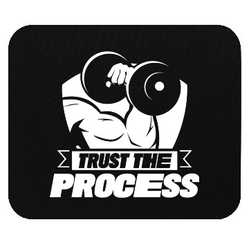 Discover Trust The Process Gym Motivation Fitness Workout Mouse Pads