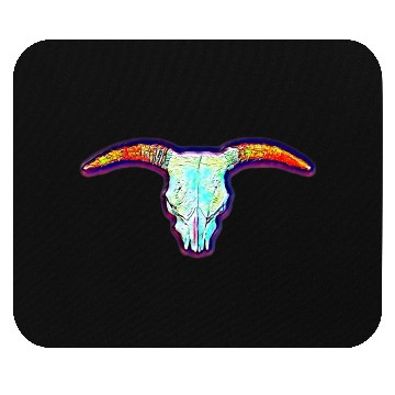 Discover Cow skull Mouse Pads