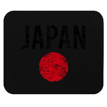 Discover Japan flag vintage Mouse Pads