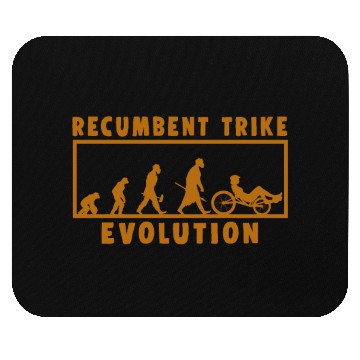 Discover Recumbent Trike Evolution Bike Cycling Biking Gift Mouse Pads