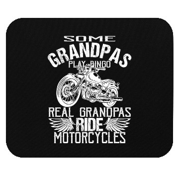 Discover some grandpas play bingo real grandpas ride motor Mouse Pads