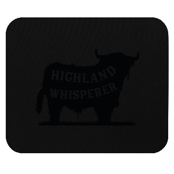 Discover Highland Whisperer - Scottish Highland Cow Farmer Mouse Pads
