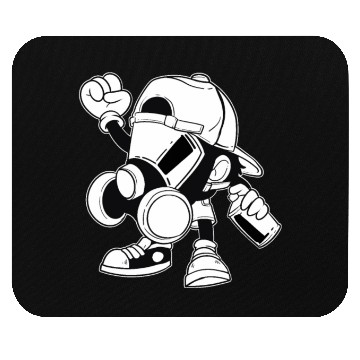 Discover ComicStyle Graffiti Bomber Mouse Pads