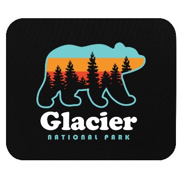 Discover Glacier National Park Mouse Pads